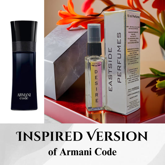 Perfume House DESIRE Perfume (INSPIRED VERSION OF ARMANI CODE)