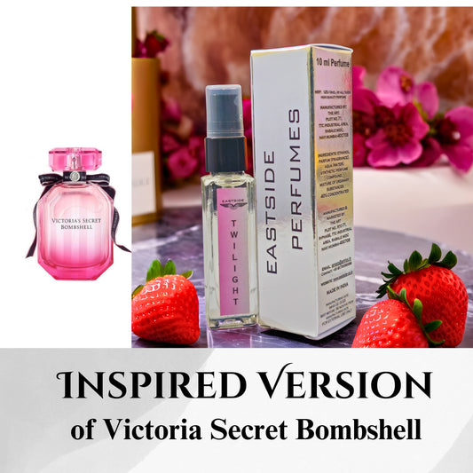 Perfume House TWILIGHT – Playful. Bold. Irresistible. Inspired by Victoria’s Secret Bombshell.