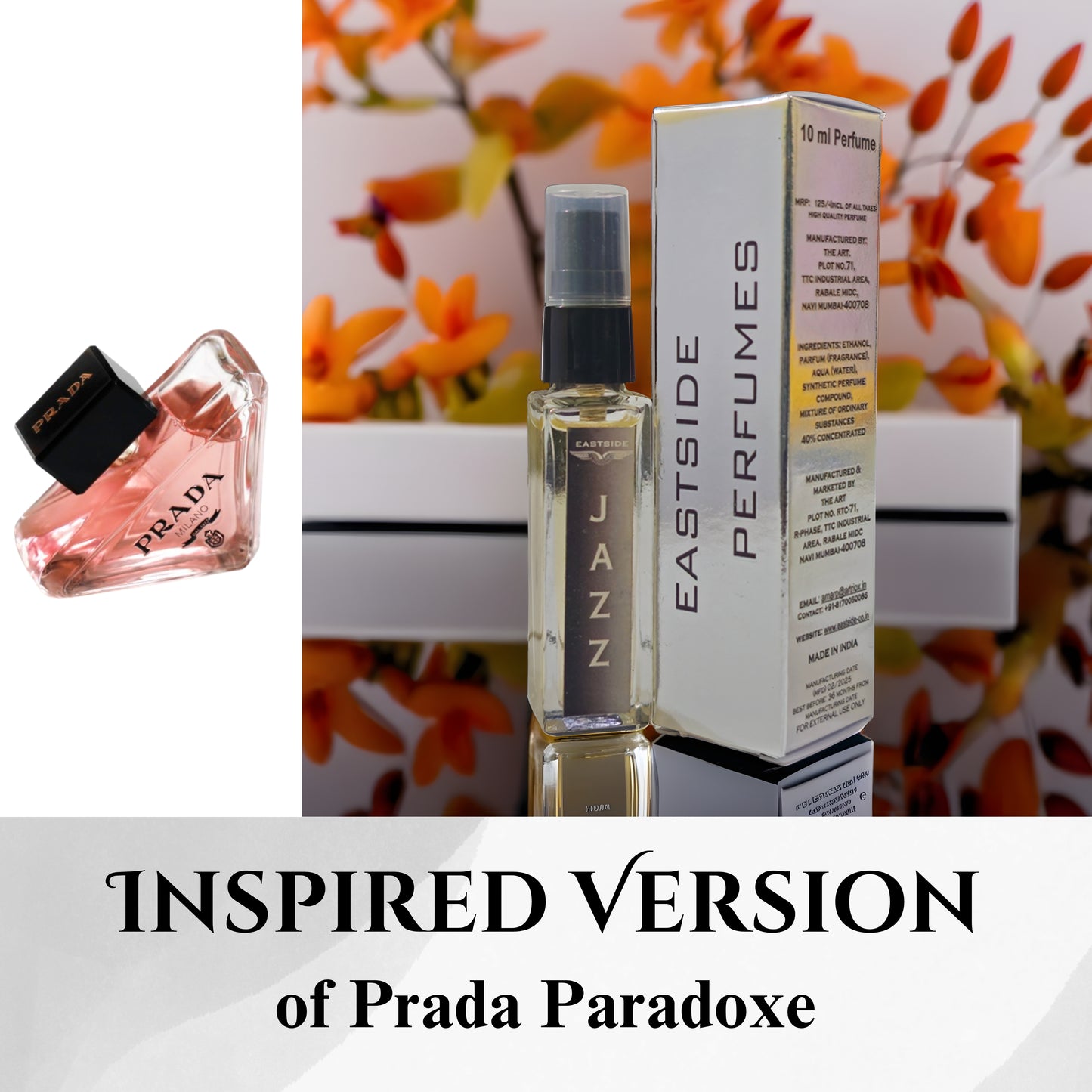 Perfume House JAZZ Perfume (INSPIRED VERSION OF PRADA PARADOXE)