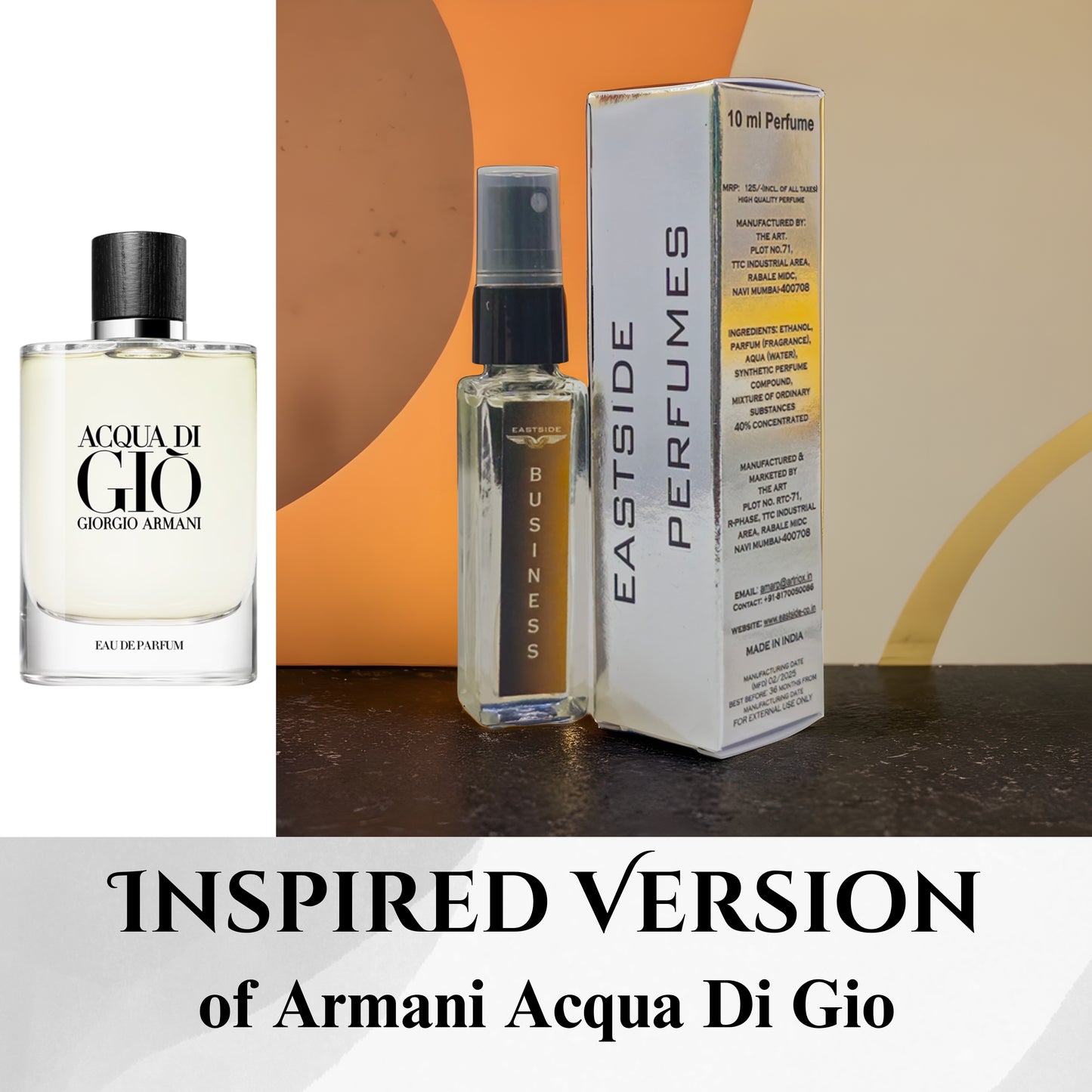 Perfume House Business  Perfume (INSPIRED VERSION OF Armani Acqua di gio)