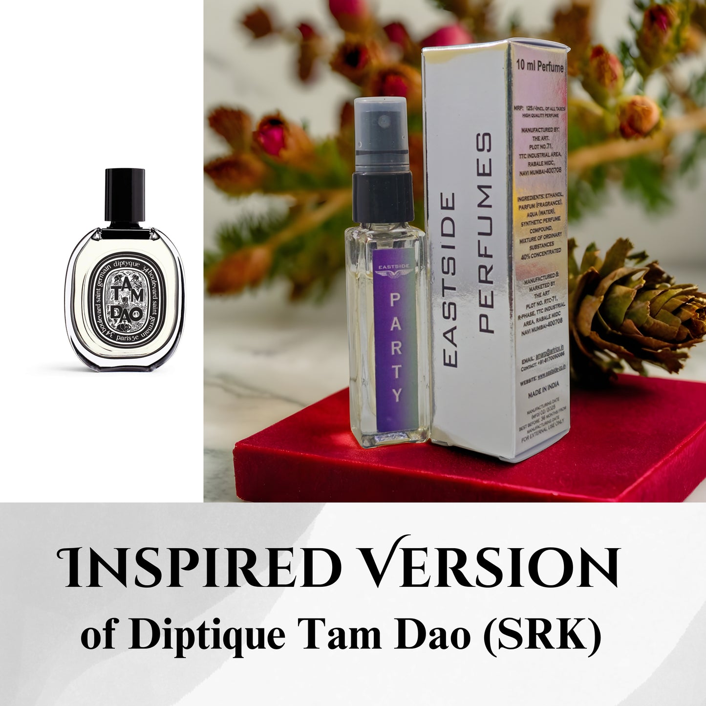 Perfume house Inspired from Diptique Tam Dao PARTY