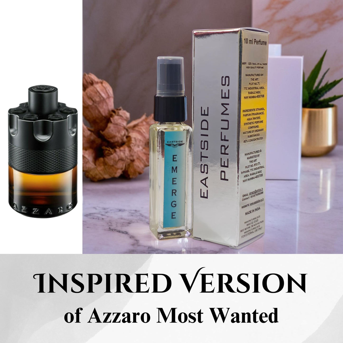 Perfume House EMERGE  Perfume (INSPIRED VERSION OF AZZARO MOST WANTED)